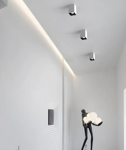 Cube Spotlight | Black Metal LED | Multiple Sizes