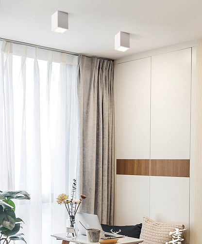 Cube Spotlight | Black Metal LED | Multiple Sizes