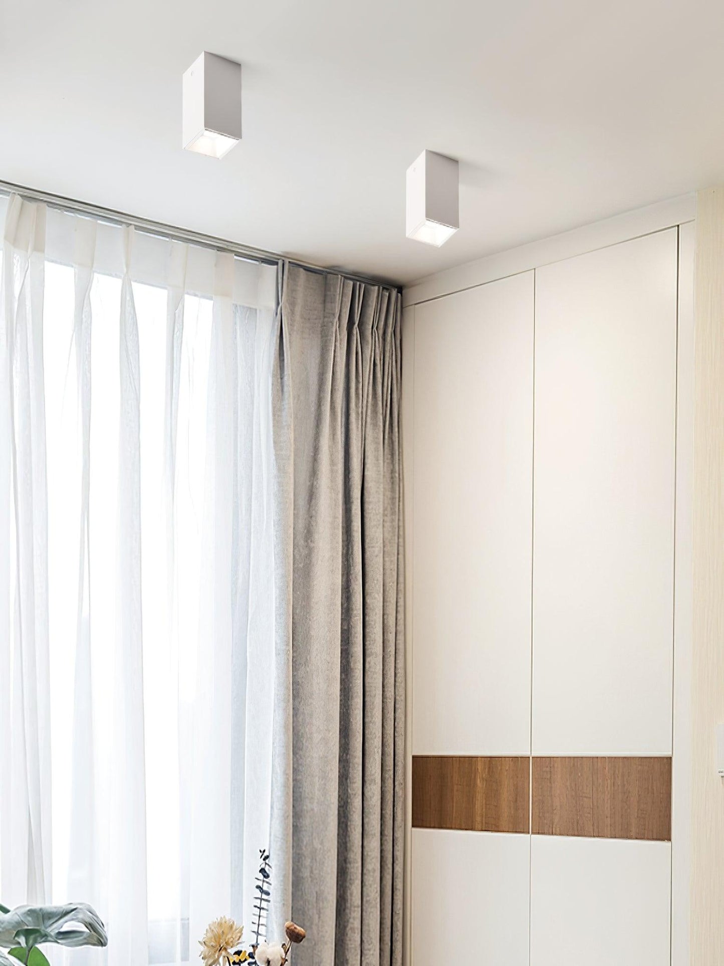 Cube Spotlight | Black Metal LED | Multiple Sizes