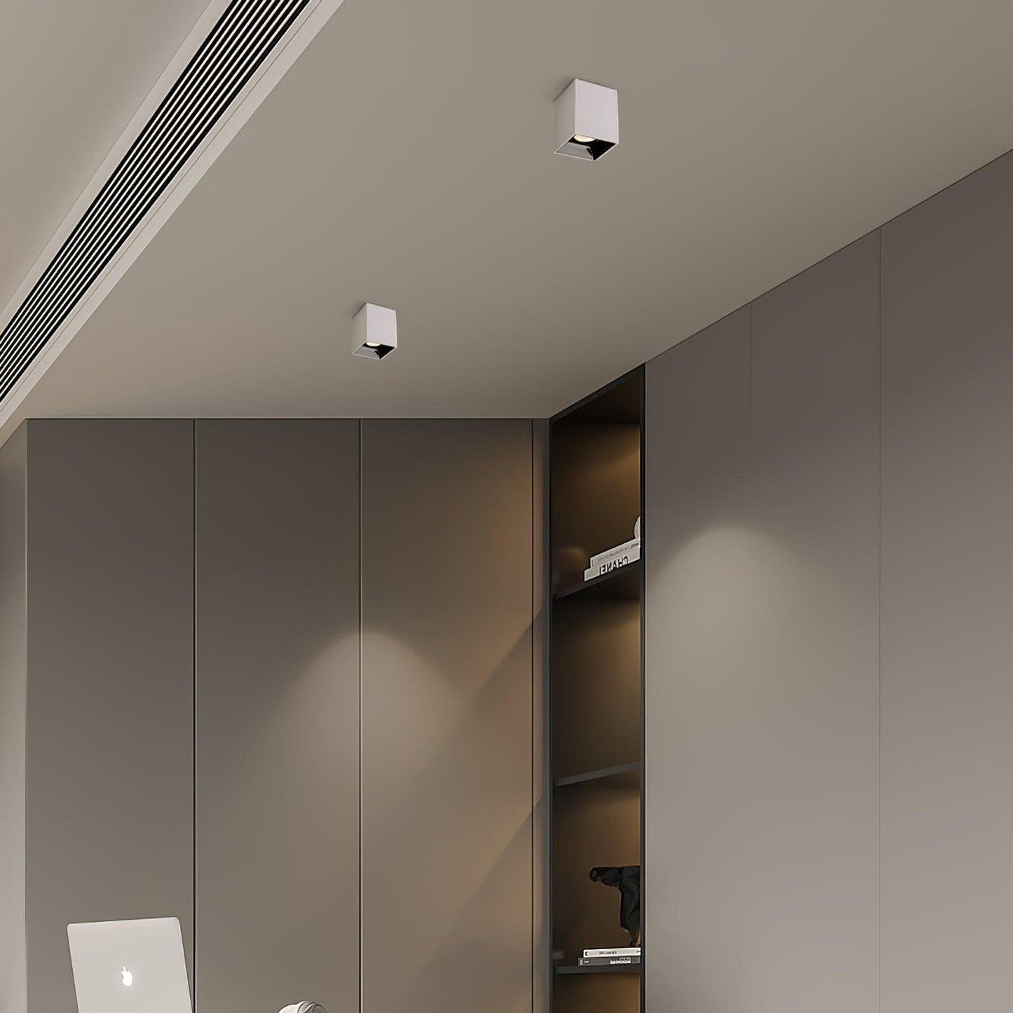 Cube Spotlight | Black Metal LED | Multiple Sizes