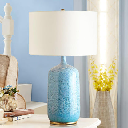 Culloden Table Lamp | Ceramic | Blue