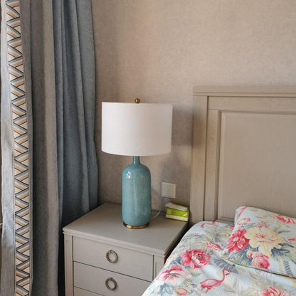 Culloden Table Lamp | Ceramic | Blue