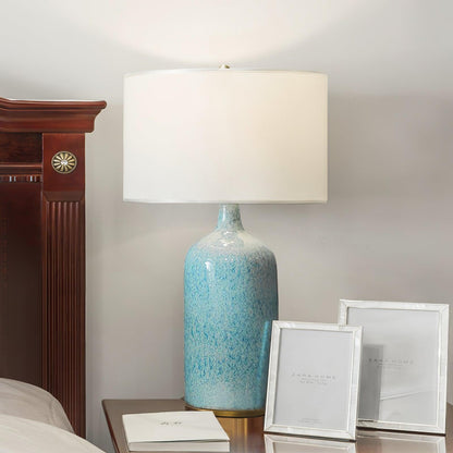 Culloden Table Lamp | Ceramic | Blue