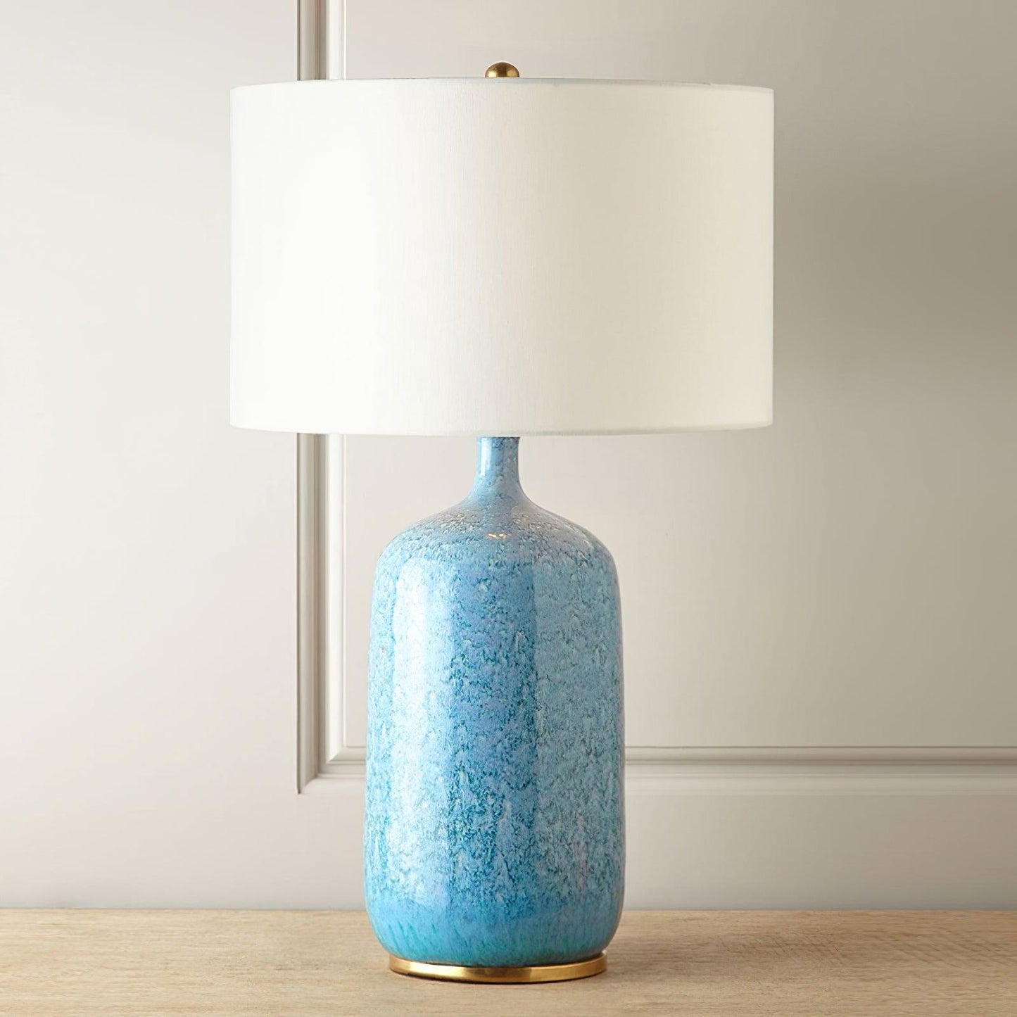 Culloden Table Lamp | Ceramic | Blue