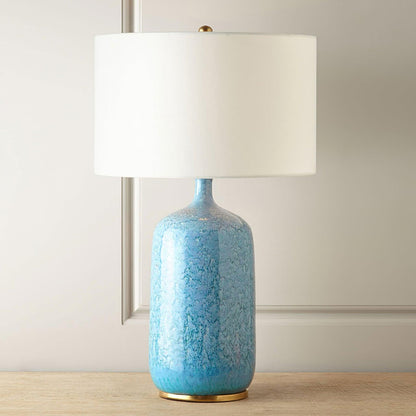 Culloden Table Lamp | Ceramic | Blue