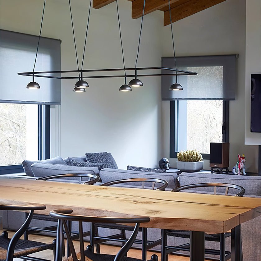 Cupolina Chandelier | Black Metal | 120cm Length