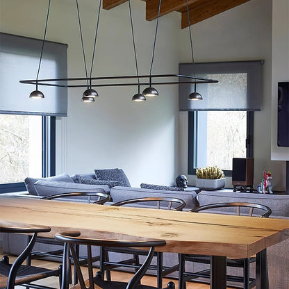 Cupolina Chandelier | Black Metal | 120cm Length