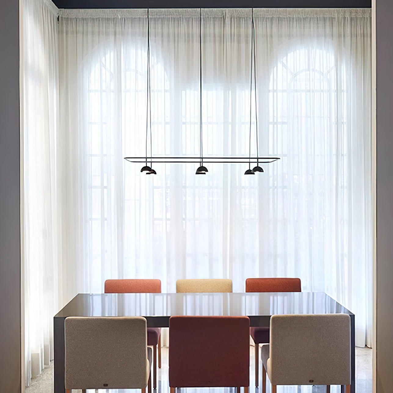 Cupolina Chandelier | Black Metal | 120cm Length