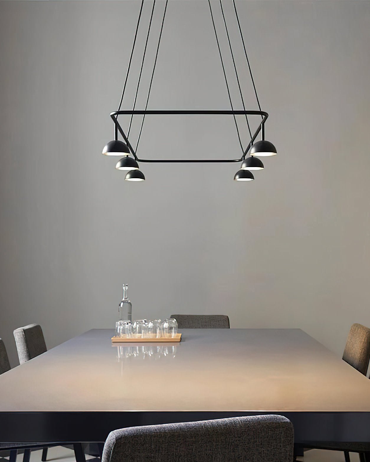 Cupolina Chandelier | Black Metal | 120cm Length