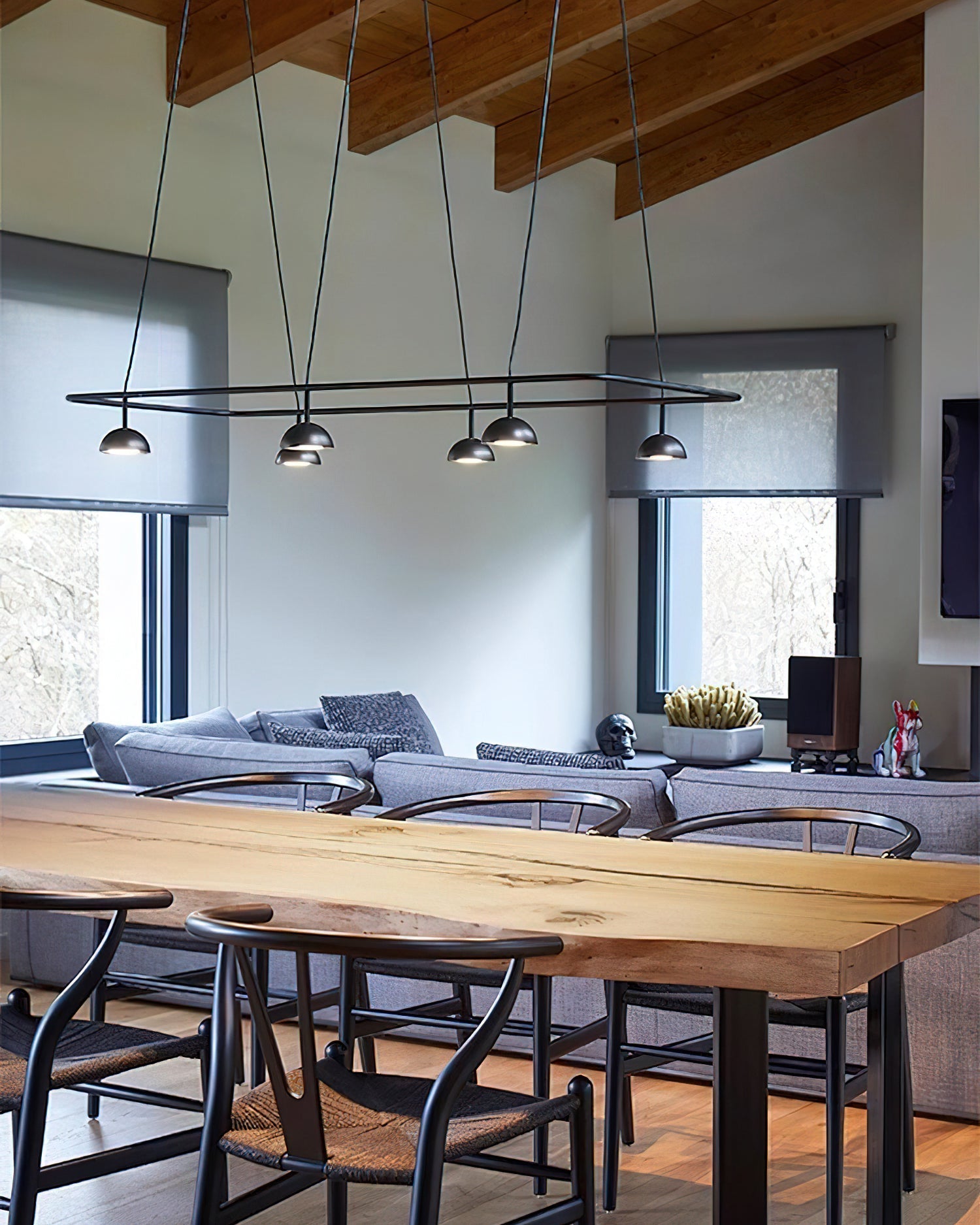 Cupolina Chandelier | Black Metal | 120cm Length
