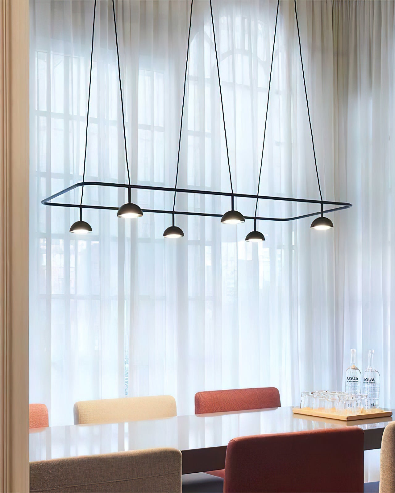 Cupolina Chandelier | Black Metal | 120cm Length