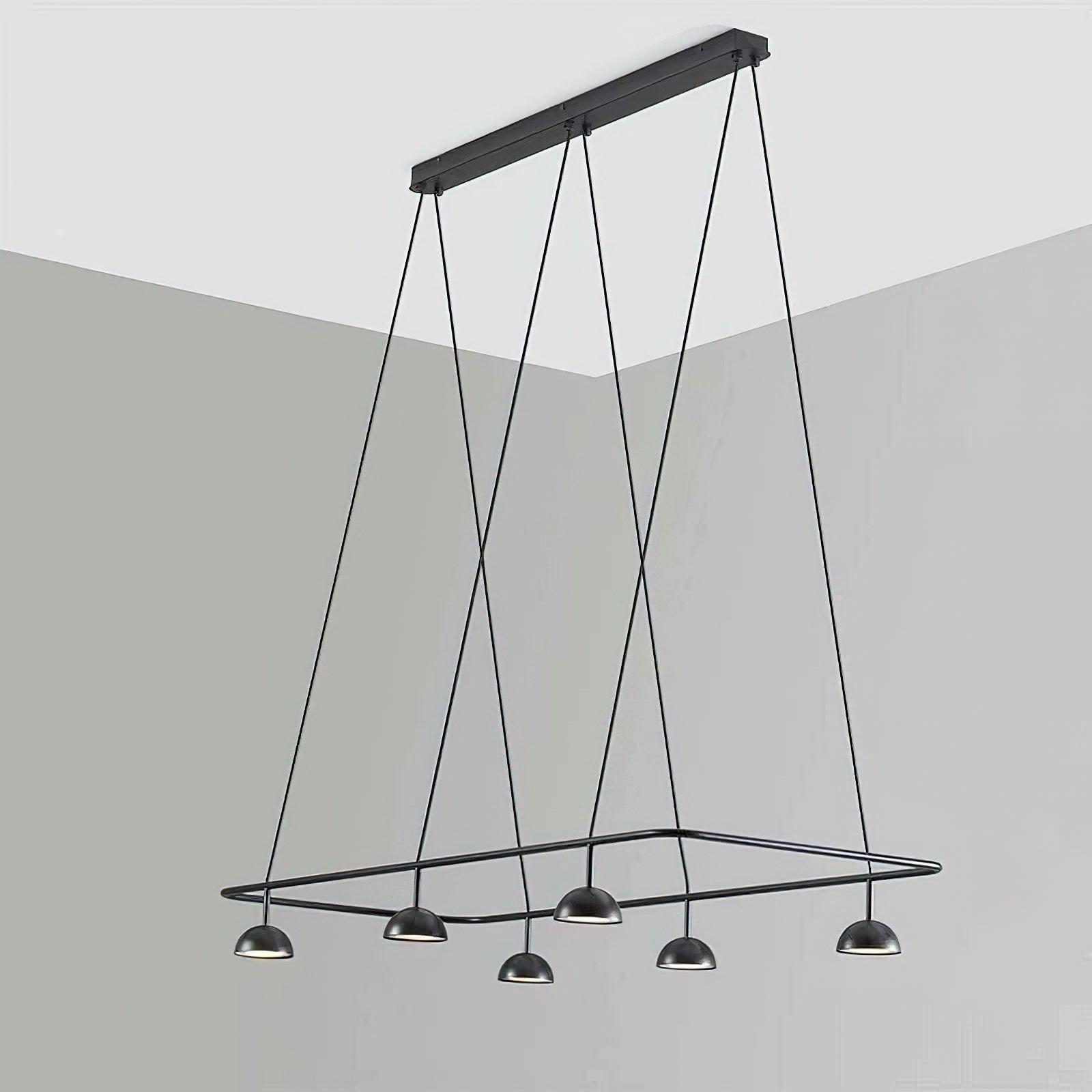 Cupolina Chandelier | Black Metal | 120cm Length