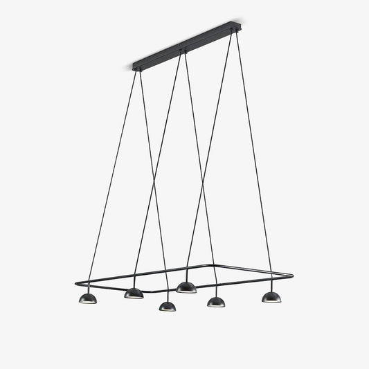Cupolina Chandelier | Black Metal | 120cm Length