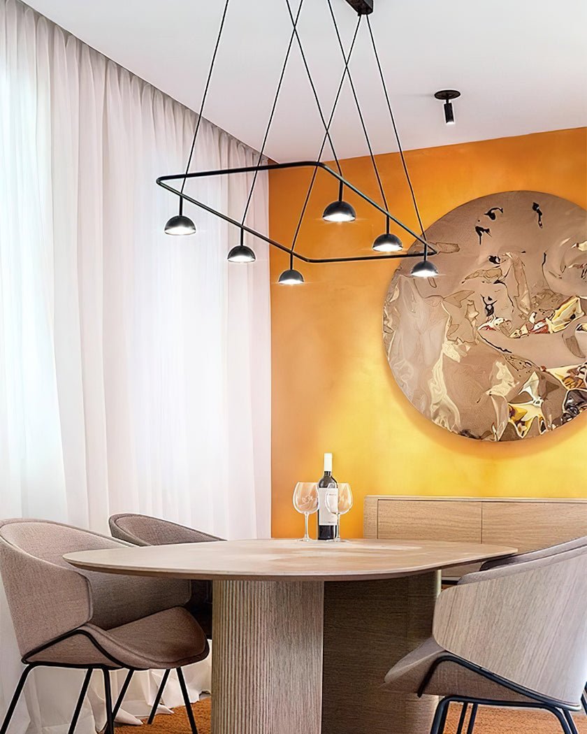 Cupolina Chandelier | Black Metal | 120cm Length
