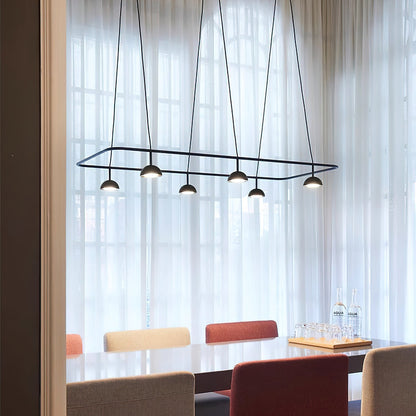 Cupolina Chandelier | Black Metal | 120cm Length