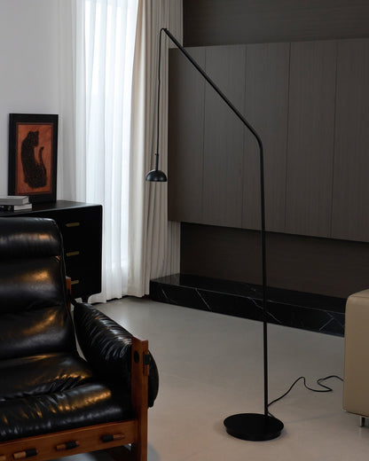 Cupolina Floor Lamp | Black Metal | 179 cm Tall
