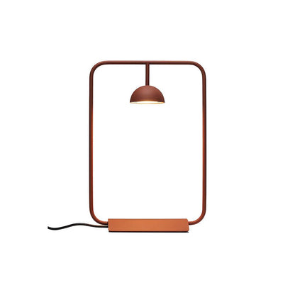 Cupolina Table Lamp | Metal | Black and Orange
