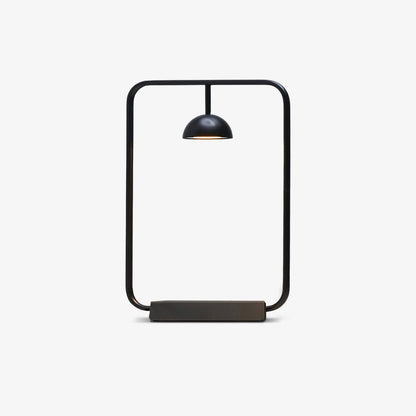 Cupolina Table Lamp | Metal | Black and Orange