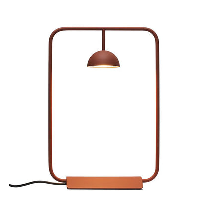 Cupolina Table Lamp | Metal | Black and Orange