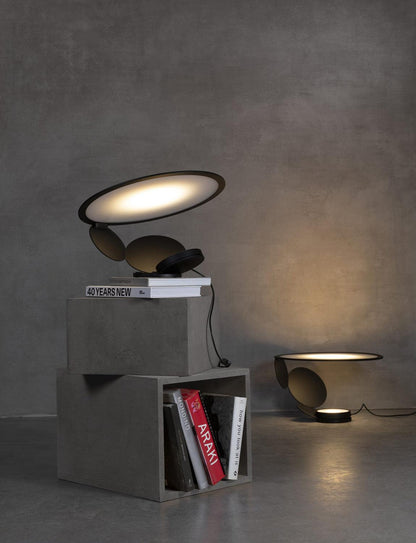 Cut Table Lamp | Adjustable Design | Black & White