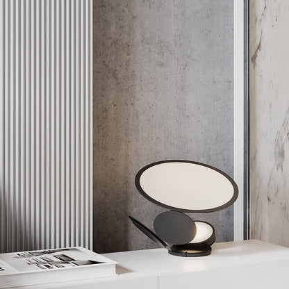 Cut Table Lamp | Adjustable Design | Black & White