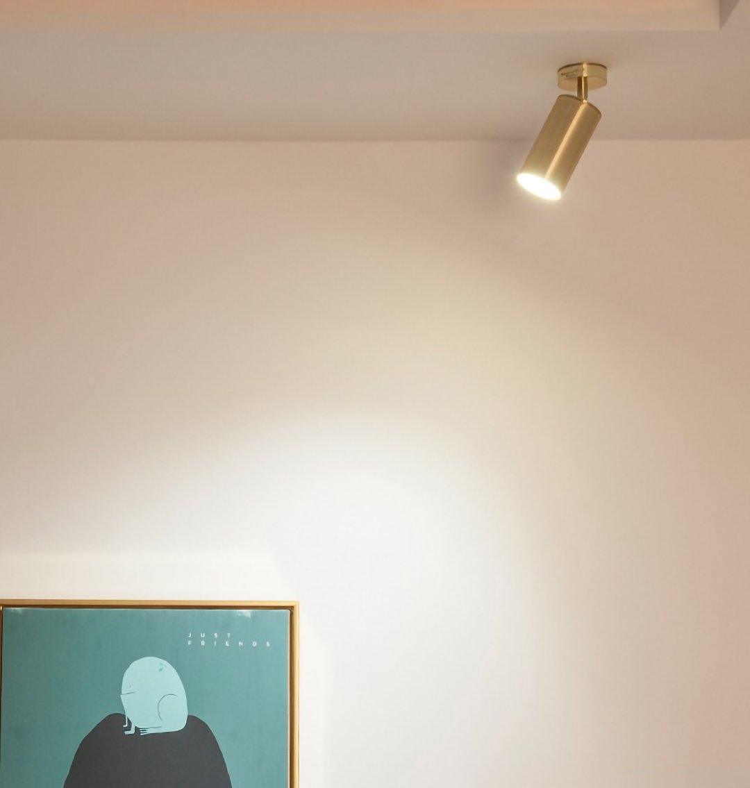 Rotatable Spotlight Wall Light | Brass & Acrylic | 2, 3, or 4 Light Heads