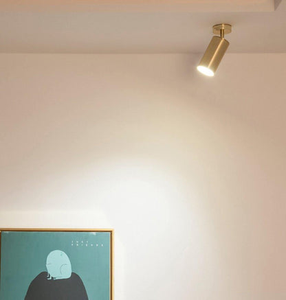 Rotatable Spotlight Wall Light | Brass & Acrylic | 2, 3, or 4 Light Heads