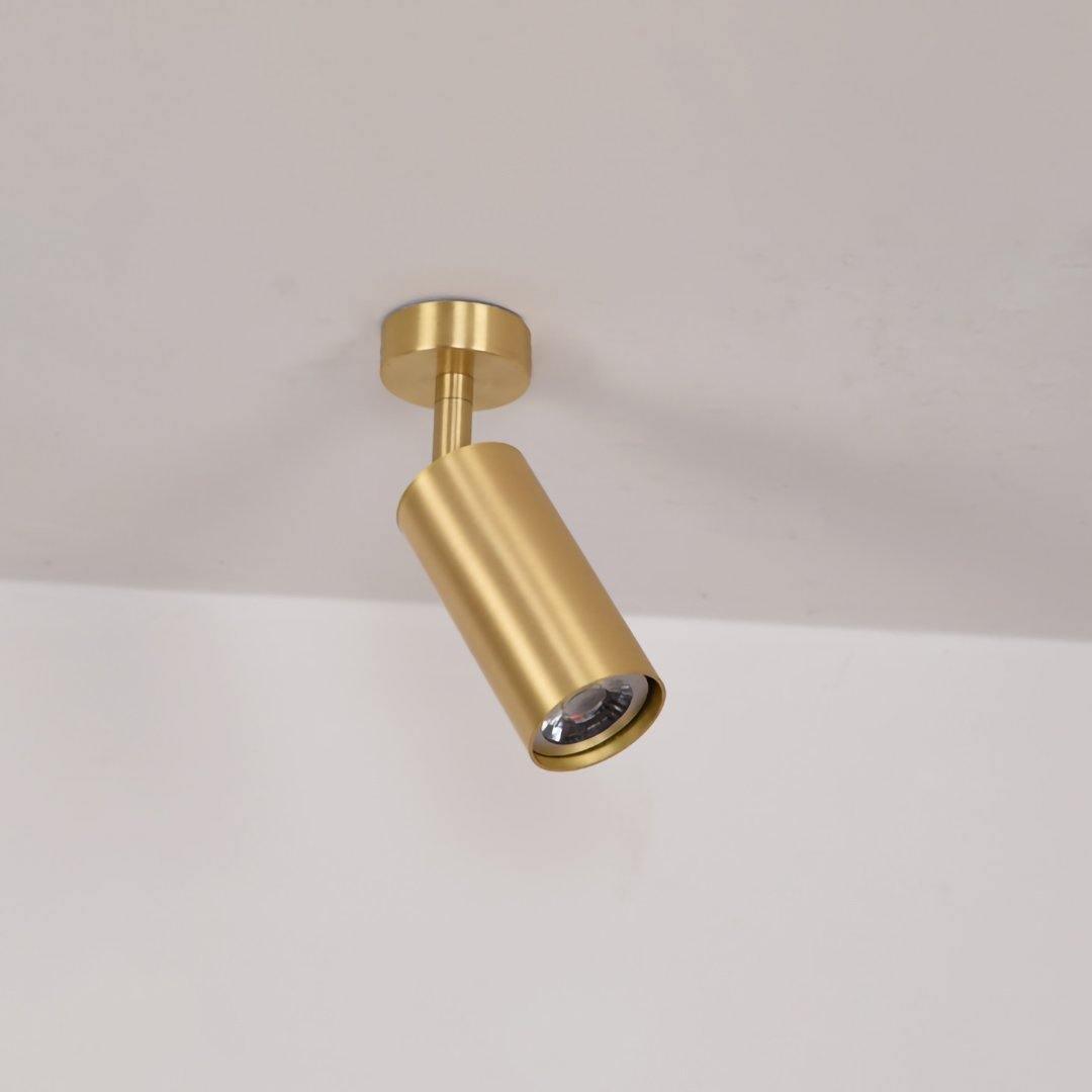 Rotatable Spotlight Wall Light | Brass & Acrylic | 2, 3, or 4 Light Heads