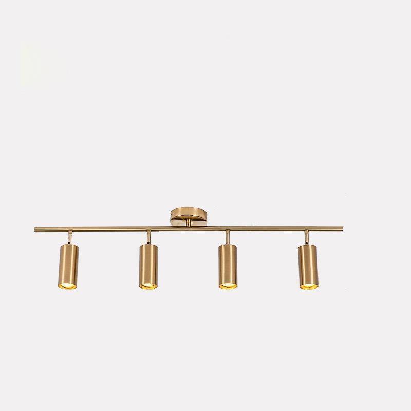 Rotatable Spotlight Wall Light | Brass & Acrylic | 2, 3, or 4 Light Heads