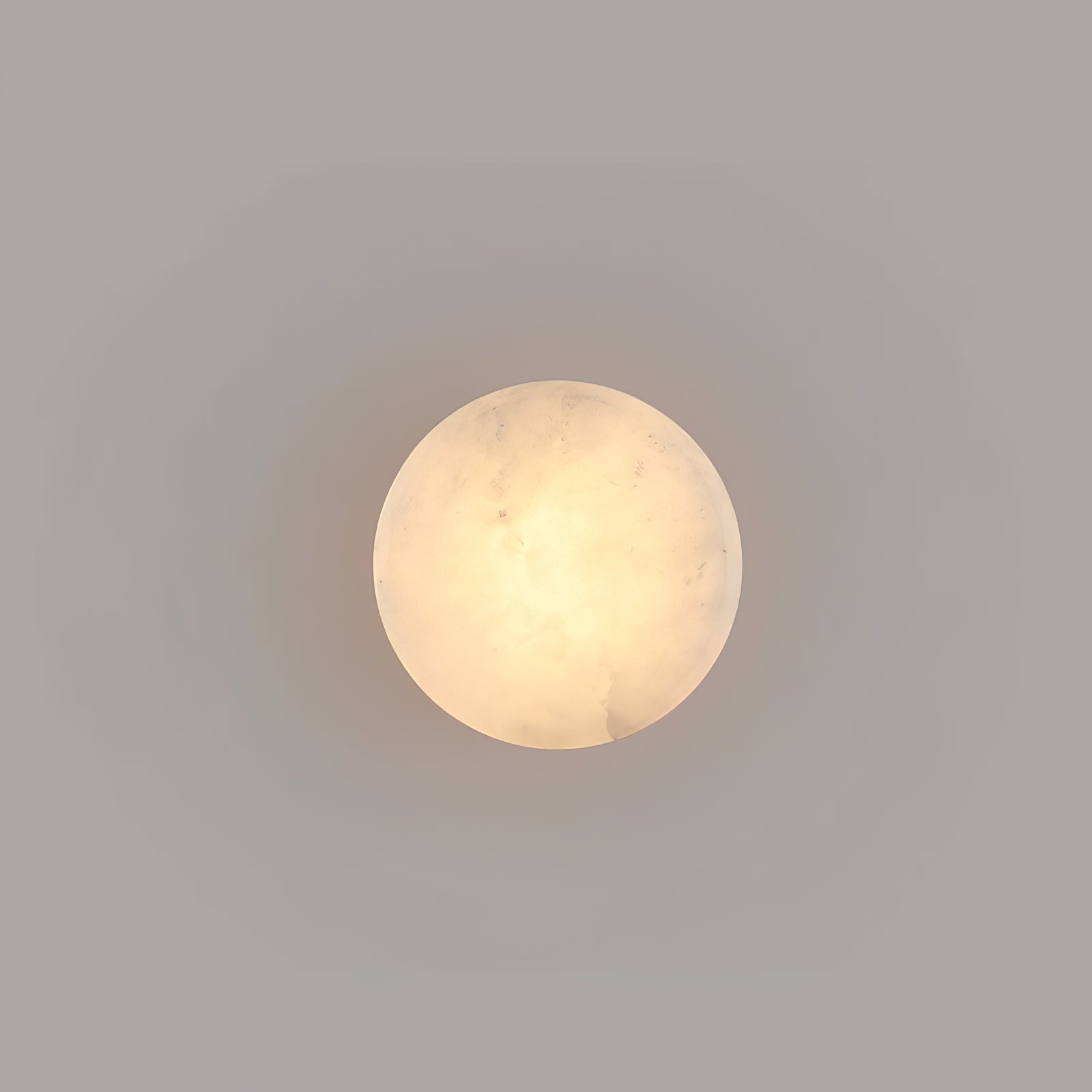 Cylindrical Wall Light | Alabaster Stone | White