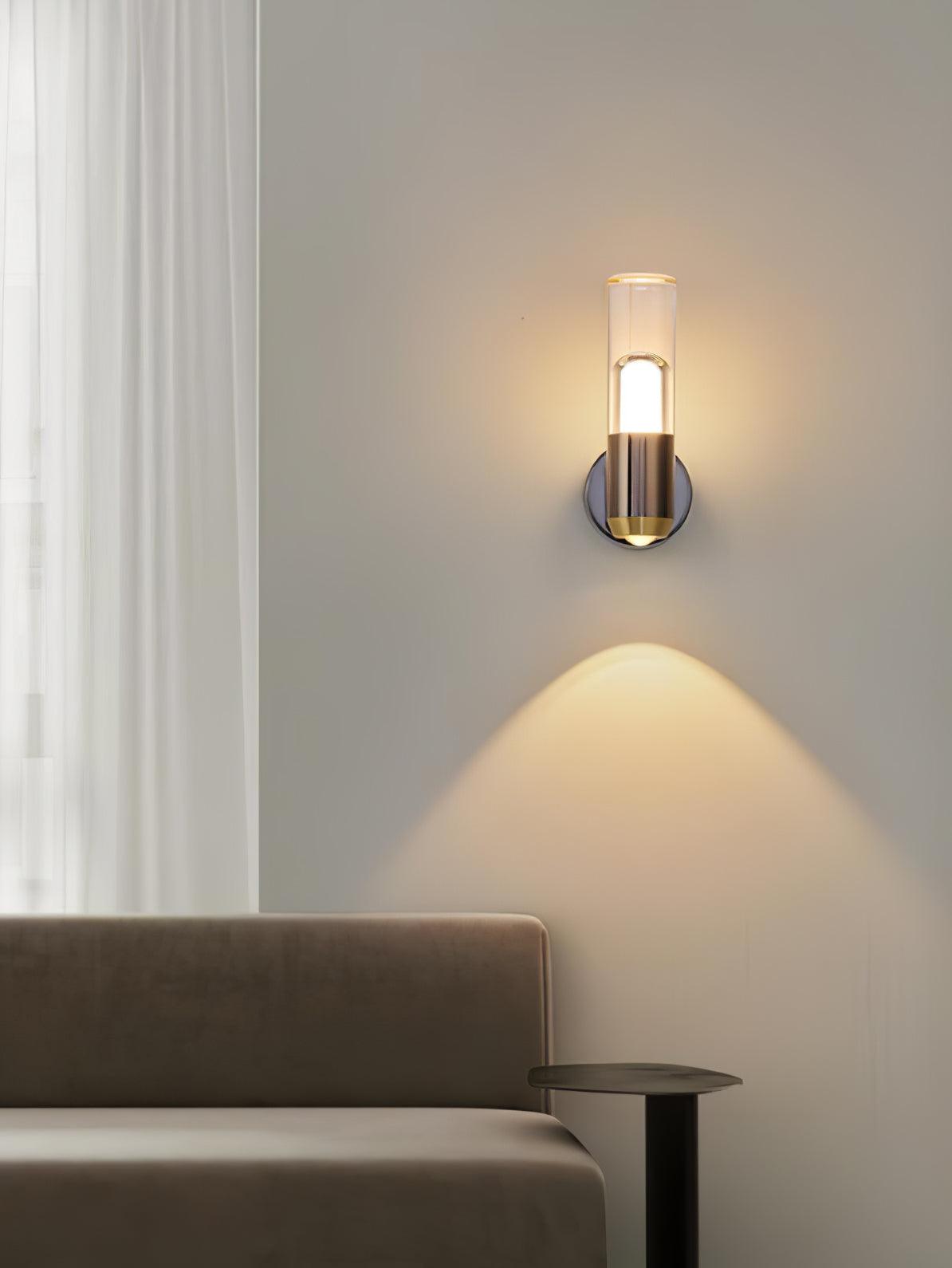 Cylindrical Wall Light | LED | Black