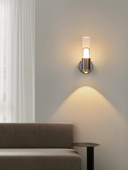 Cylindrical Wall Light | LED | Black