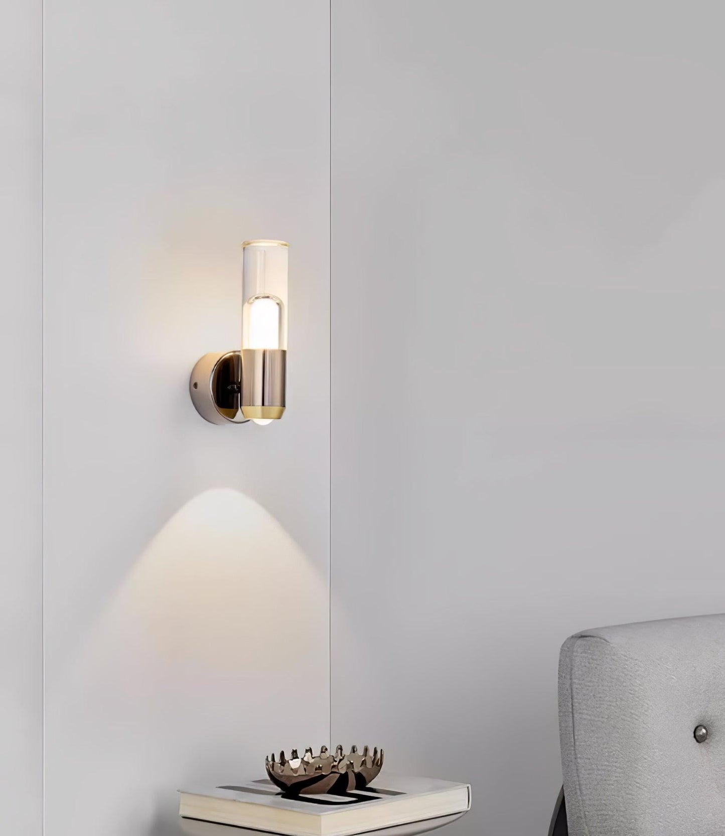 Cylindrical Wall Light | LED | Black