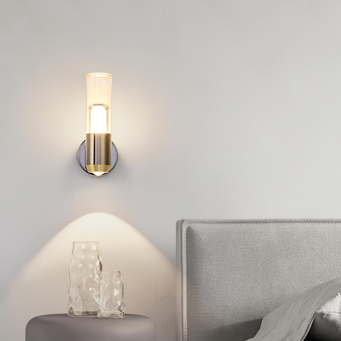 Cylindrical Wall Light | LED | Black
