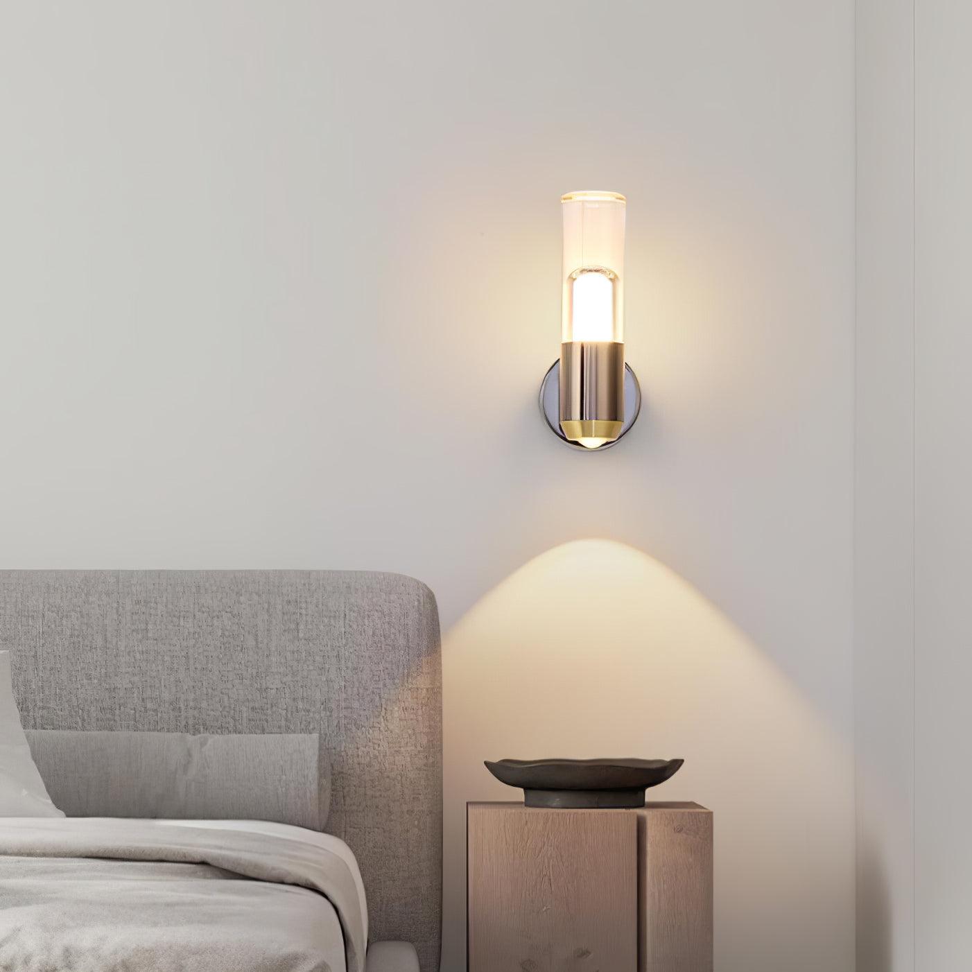 Cylindrical Wall Light | LED | Black
