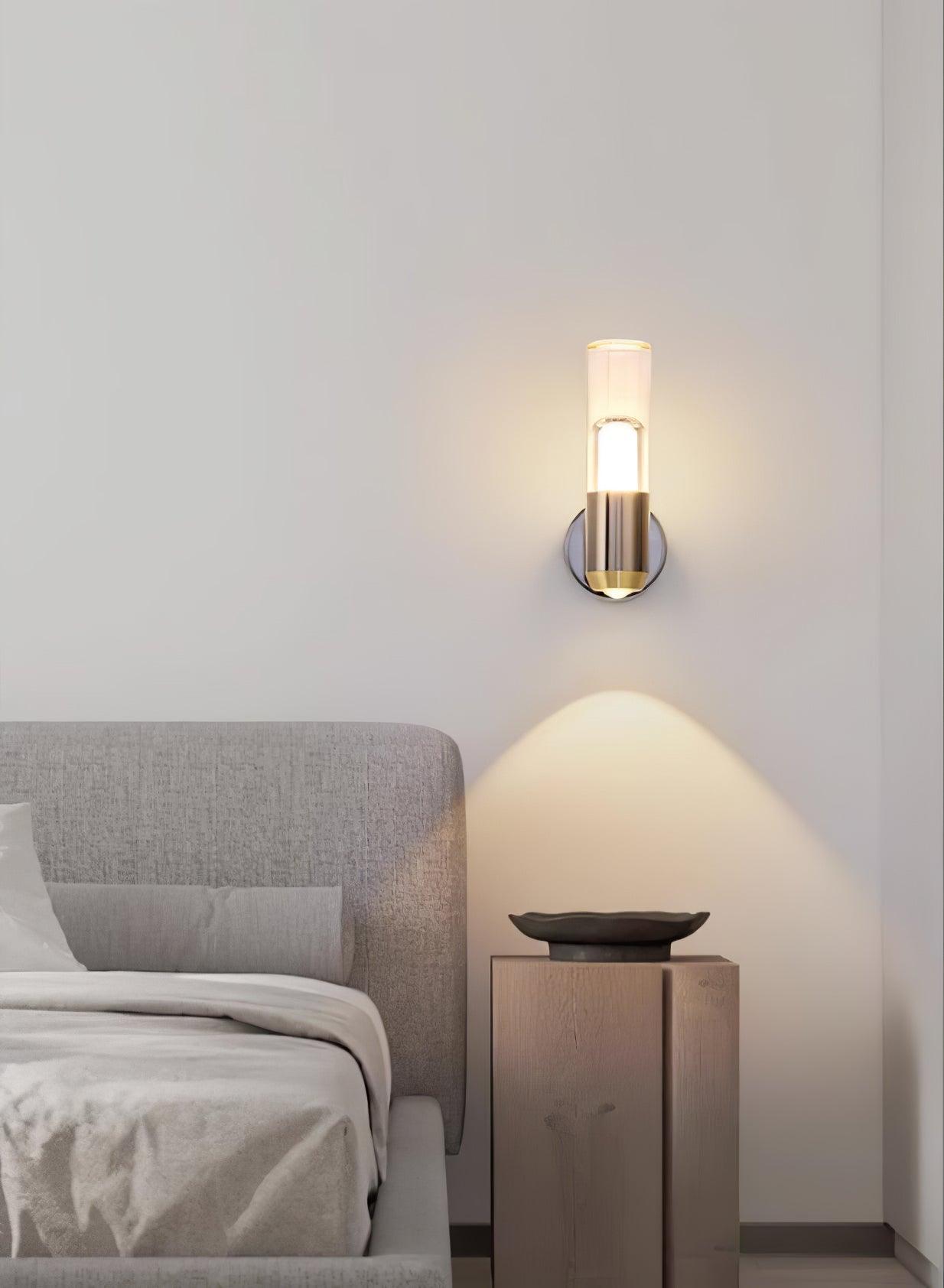 Cylindrical Wall Light | LED | Black