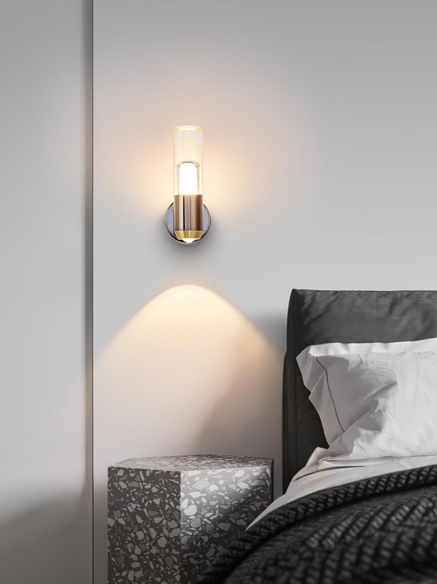 Cylindrical Wall Light | LED | Black