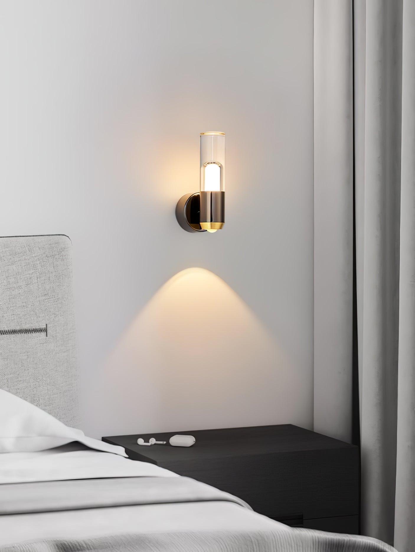 Cylindrical Wall Light | LED | Black