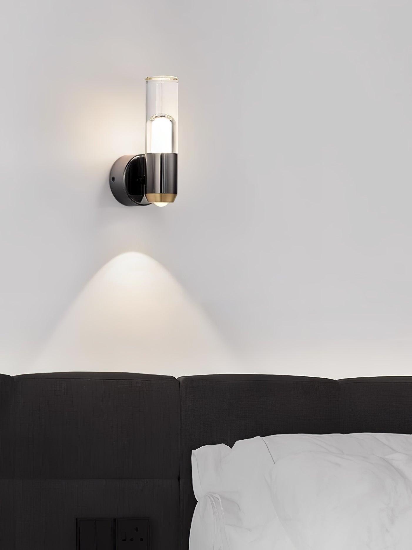 Cylindrical Wall Light | LED | Black