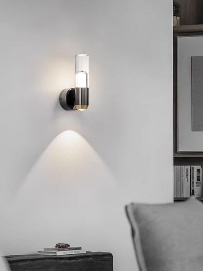 Cylindrical Wall Light | LED | Black