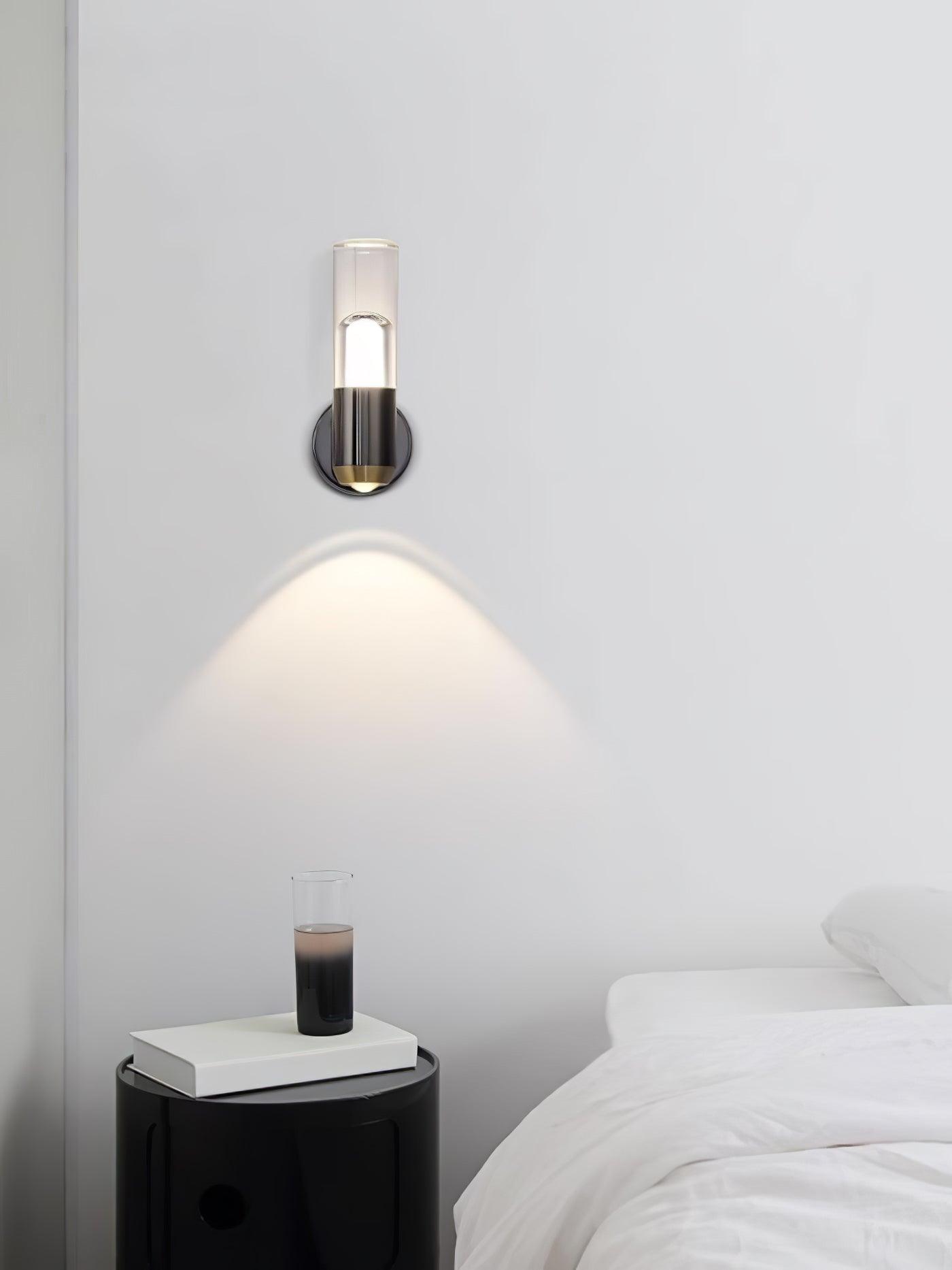 Cylindrical Wall Light | LED | Black