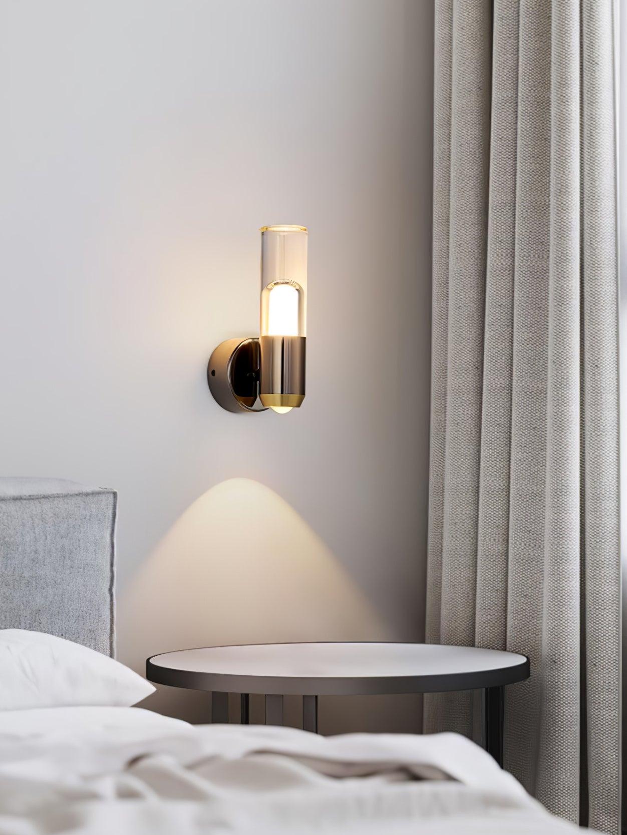 Cylindrical Wall Light | LED | Black