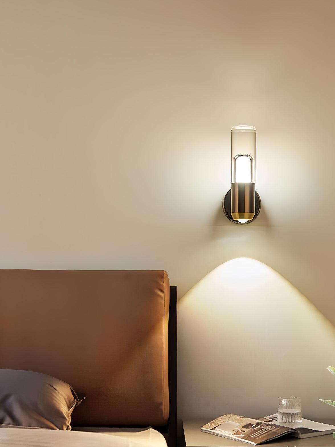 Cylindrical Wall Light | LED | Black
