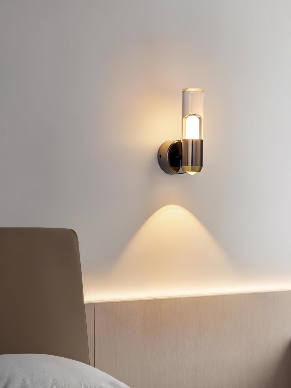Cylindrical Wall Light | LED | Black
