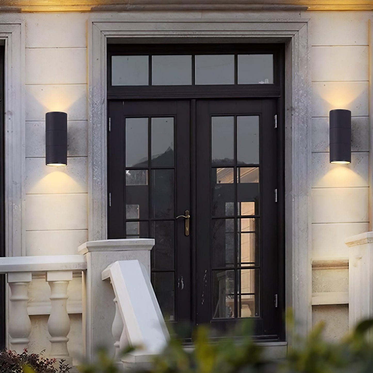 Cylindrical Wall Light | Outdoor | White, Black, Grey