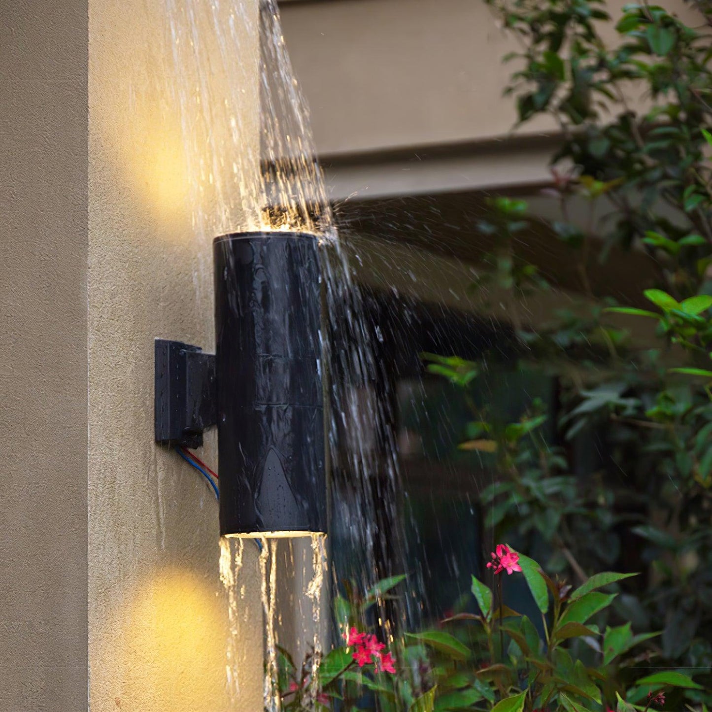 Cylindrical Wall Light | Outdoor | White, Black, Grey