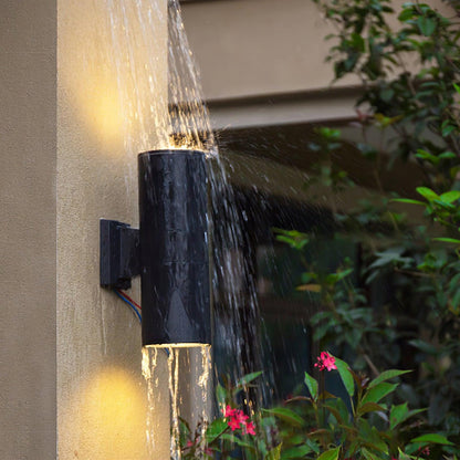 Cylindrical Wall Light | Outdoor | White, Black, Grey
