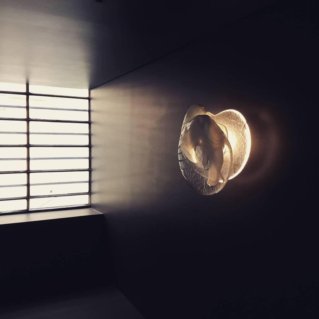 Wall Lamp Set | Metal & Glass | Black & Copper