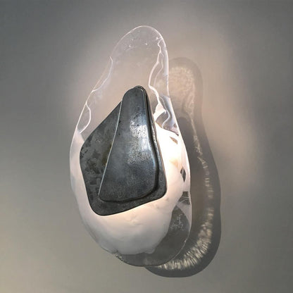 Wall Lamp Set | Metal & Glass | Black & Copper