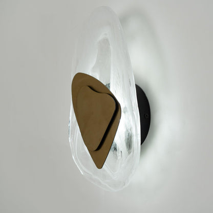 Wall Lamp Set | Metal & Glass | Black & Copper